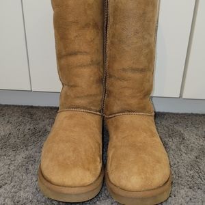 Tall Ugg bomber style boots